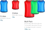 Lifeventure Ultralight Dry Bag Multi-Pack 5L 10L 25L Siliconized Ripstop view 4