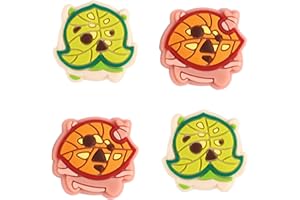 PAWSWORLD Switch Thumb Grips for Nintendo Zelda, Cute Switch Joystick Caps Korok Joycon Thumb Grip Caps Compatible with Lite Switch OLED Thumbstick Caps Silicone Joystick Dust Covers 4PCS - Korok