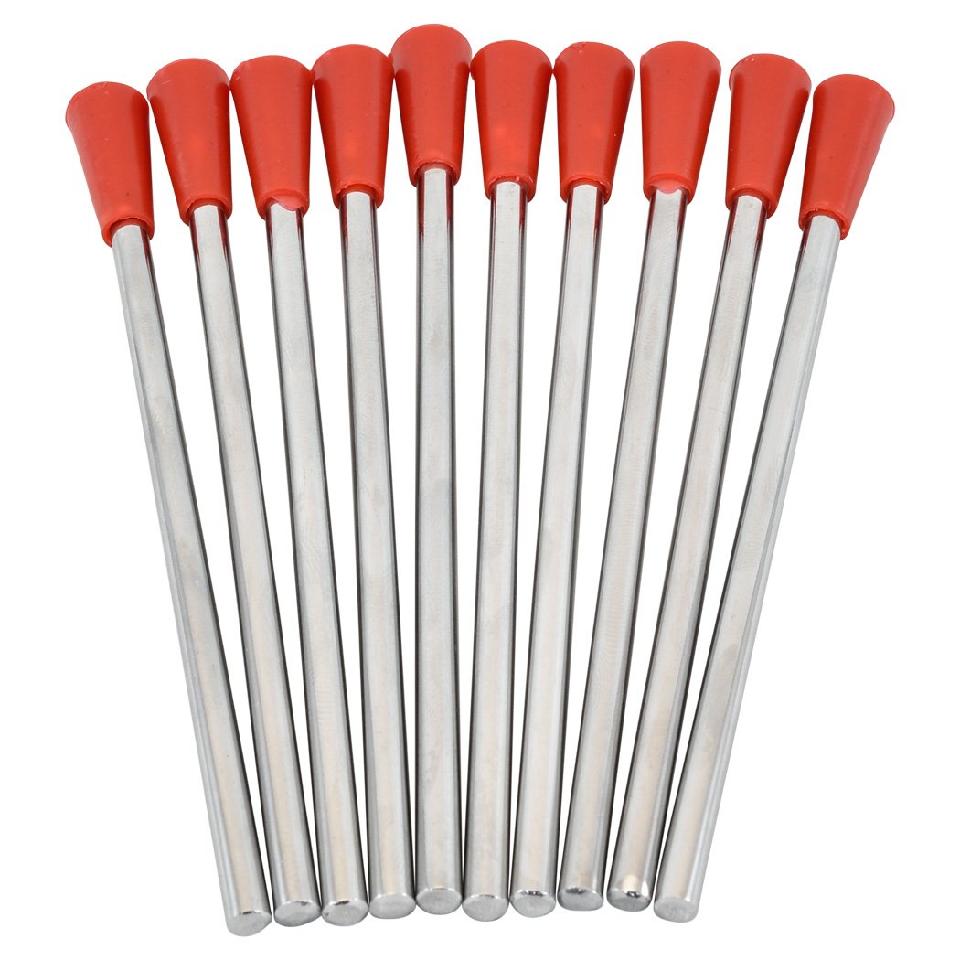 Percussion Plus PP553 Triangle Beaters (Pack of 10),Red