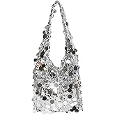 Extolove Sequin Bag Bling Purses for Women Sparkly Evening Bag Hobo Glitter Purse Handbag for Party Wedding