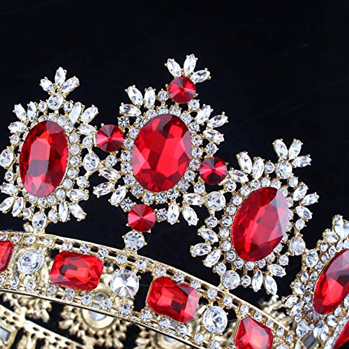 Stuffwholesale Crystal Rhinestone Full Size Royal Crown Tiaras Pageant