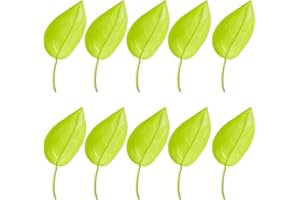 TEAROM 10PCS Funnel Watering Device Watering Leaves for Pots Leaf Watering Funnel Potted Plant Watering Devices for Indoor Plants Plant Pot Irrigation Watering Drip Devices (Green)