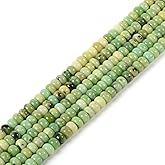 Australian Chrysoprase Rondelle Loose Beads Strand for DIY Bracelet Necklace Jewelry Making Bead 16 inch