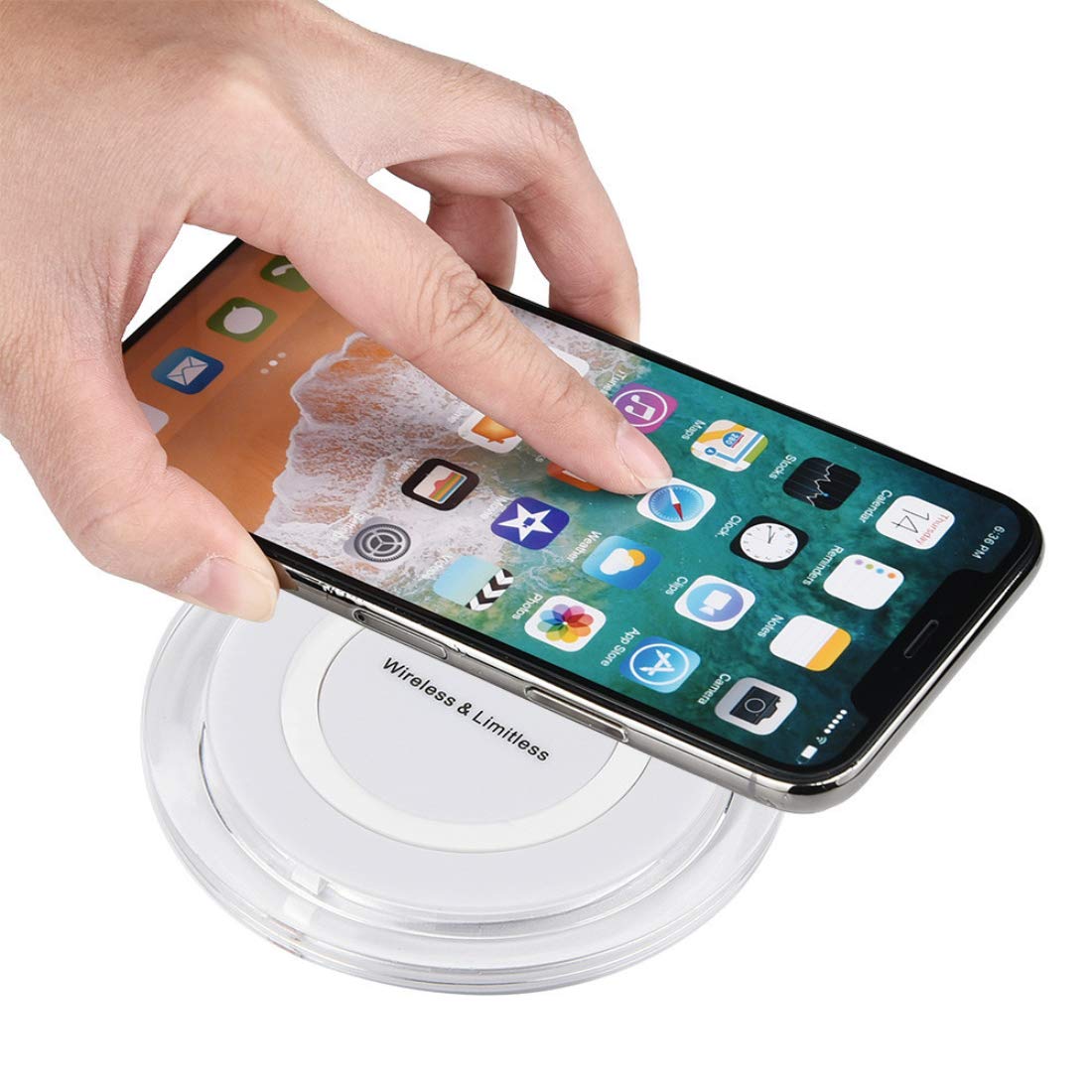 Cargador para Samsung Note 9, Iusun portátil Qi cargador ...