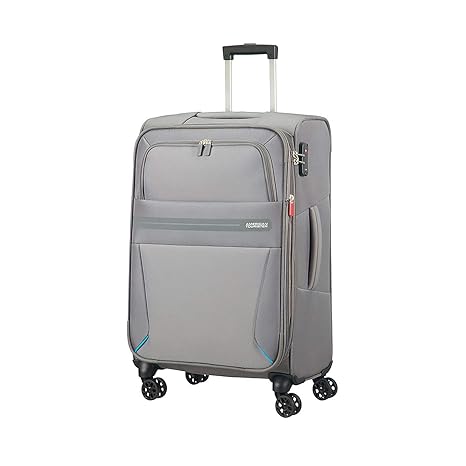 American Tourister Summer Voyager Spinner Erweiterbar, 68 cm, 76 L, Volt Grau