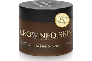 Crowned Skin Prince Body Butter Cologne for Men | Oceanic & Woody | New Moisturizing Formula Scented with White Musk & Bergam