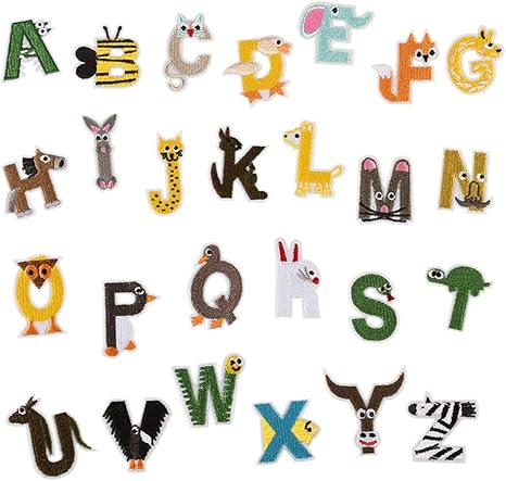 Amazon アルファベット 刺繍 ワッペン アイロン パッチ アップリケ 26枚セット アイロン接着 縫い付け 補修 Diy 縫製 手芸 ハンドメイド キッズ 飾り 可愛い 入園 保育園 幼稚園 リメイク タイプ1 ワッペン アップリケ 通販