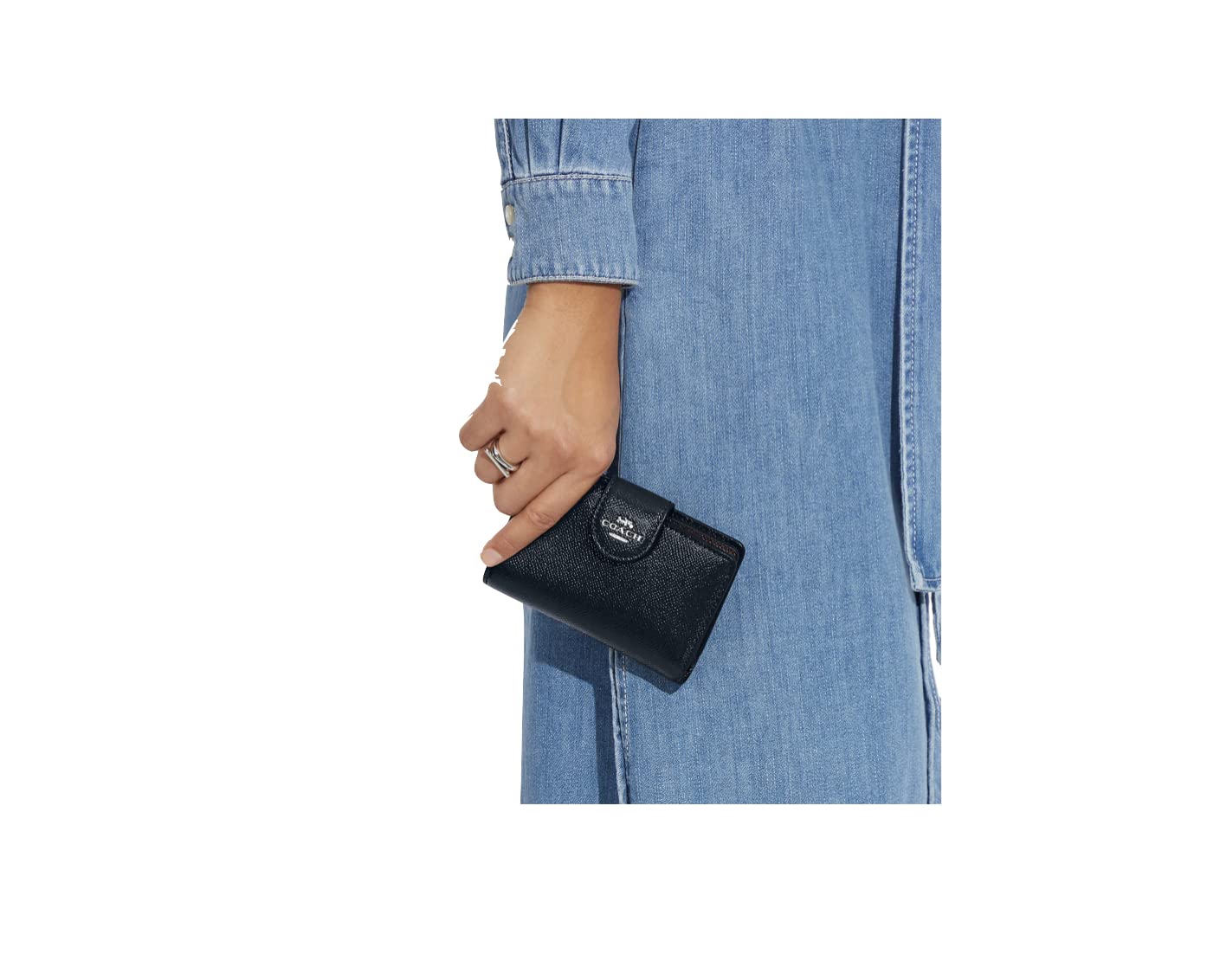新品 コーチ COACH 2つ折り財布 MEDIUM CORNER ZIP WALLET ミッドナイト コーチ COACH MEDIUM CORNER ZIP WALLET ミディアム コーナー ジップ