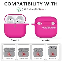 Ljusmicker for AirPods 4 Case Cover 2024 with