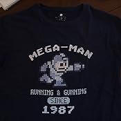 Amazon.com: Men's Mega Man Running and Gunning Since 1987 Vintage T-Shirt: Clothing