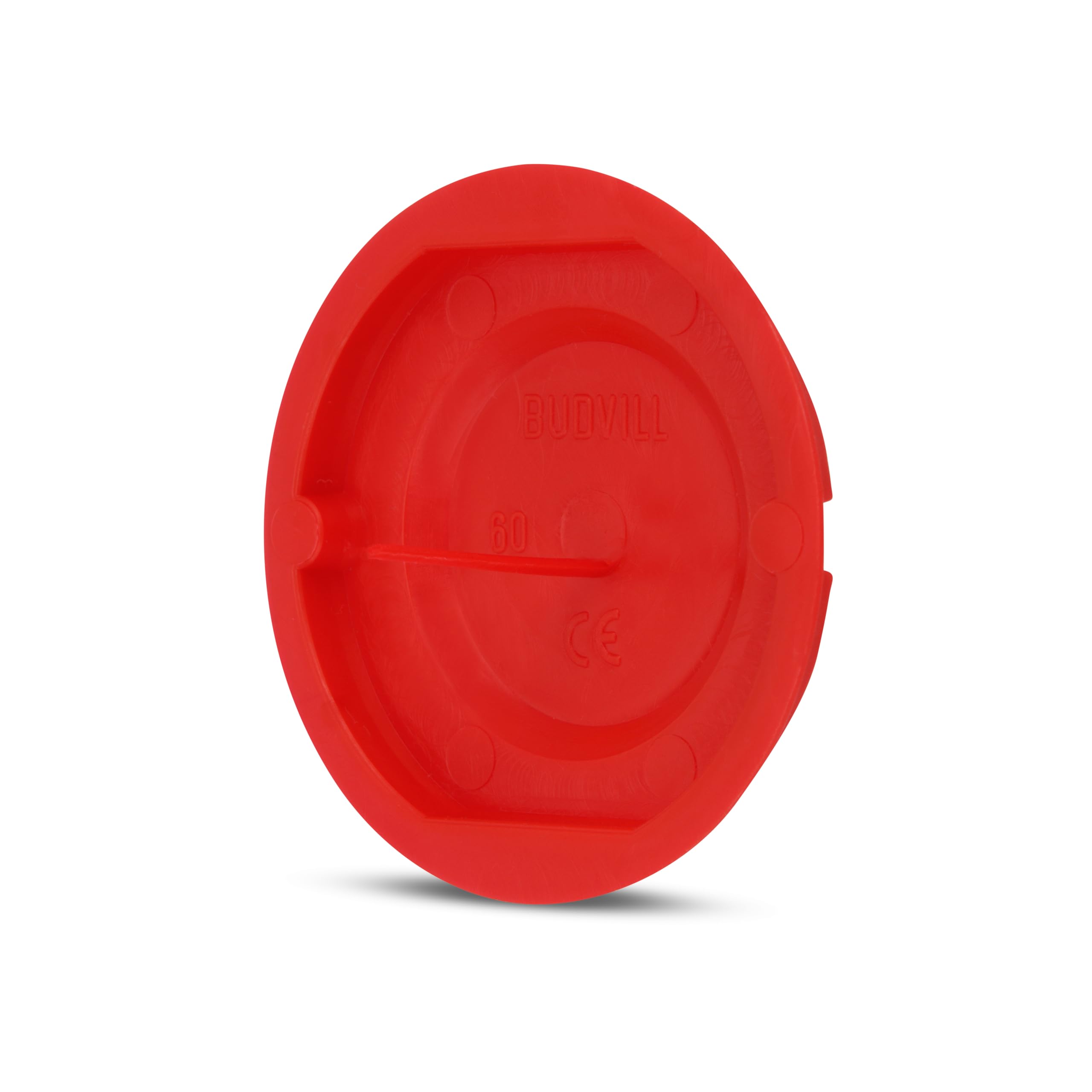 REV 0518633777 Lid Cavity Box, Signal Lid for Junction Box, Diameter 60 mm, Red