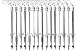 E5E10 15PCS Fish Shooting Darts Slingshot Arrows Stainless Steel Fishing Arrowheads Dartfor Fishing Slingshot Darts
