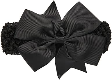 black newborn headband
