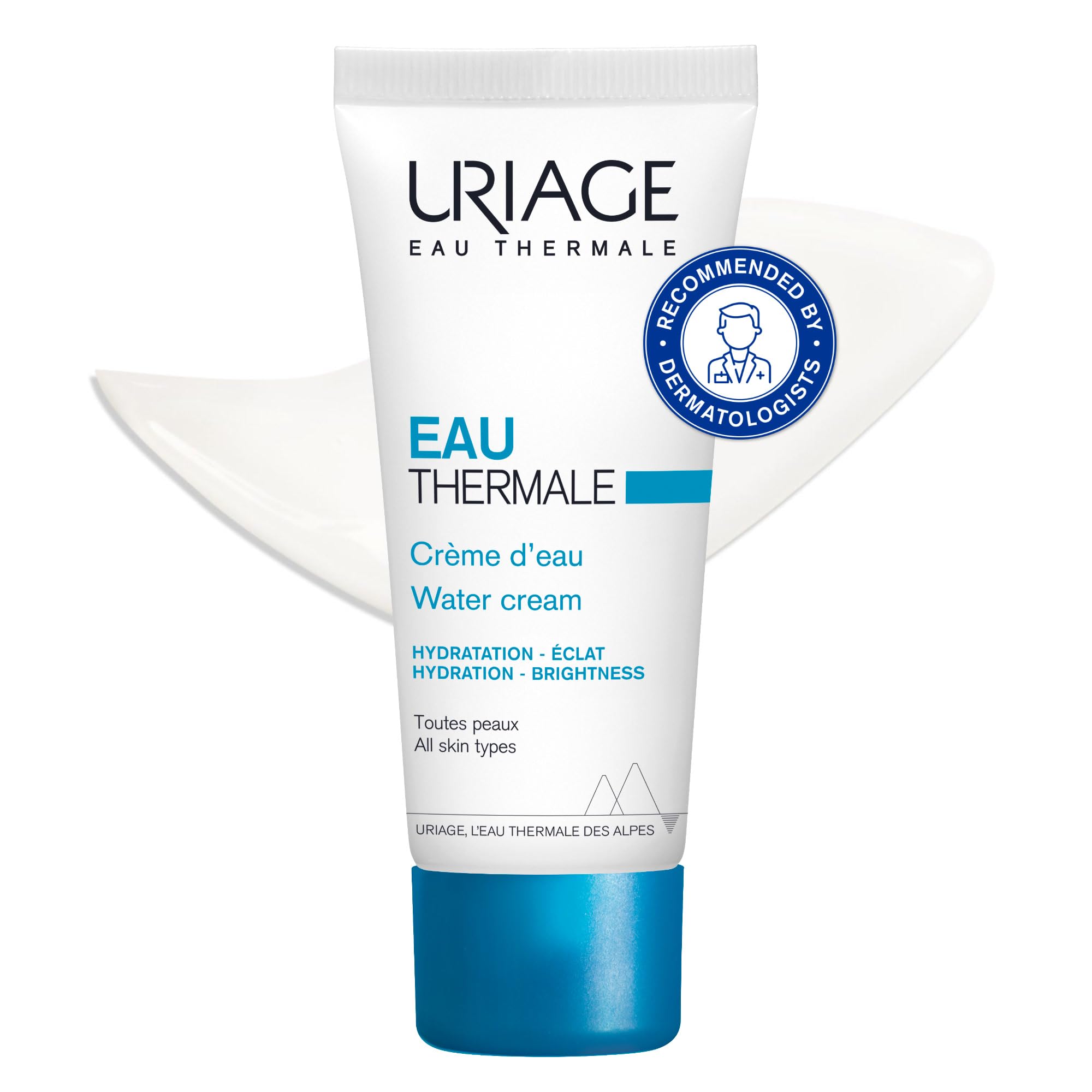 Uriage Moisturizing Face Cream with Hyaluronic Acid, 40ml - Provides 24H Hydration, Brightness & Softness - Refreshing Light Texture With Thermal Water - Paraben-Free, Non-Comedogenic