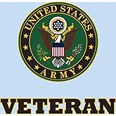 United States Army Veteran Seal Car Decal US Military Gifts Army Products