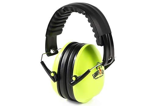 Amazon Yorkshin ヨークシン イヤーマフ 子供用 防音 キッズ 自閉症 聴覚過敏 ライブ お子さまの大事な耳を守るお守りとして グリーン 安全イヤーマフ 産業 研究開発用品 通販