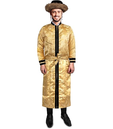 Rabbiner-Mantel In Blau Für Herren – Authentisches Jüdisches Kostüm Für Partys & Verkleidungen