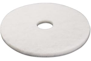 PREMIERE PADS Boardwalk 4017WHI Standard 17-Inch Diameter Polishing Floor Pads White
