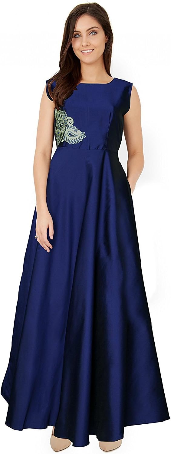 Tafetta Silk Gown