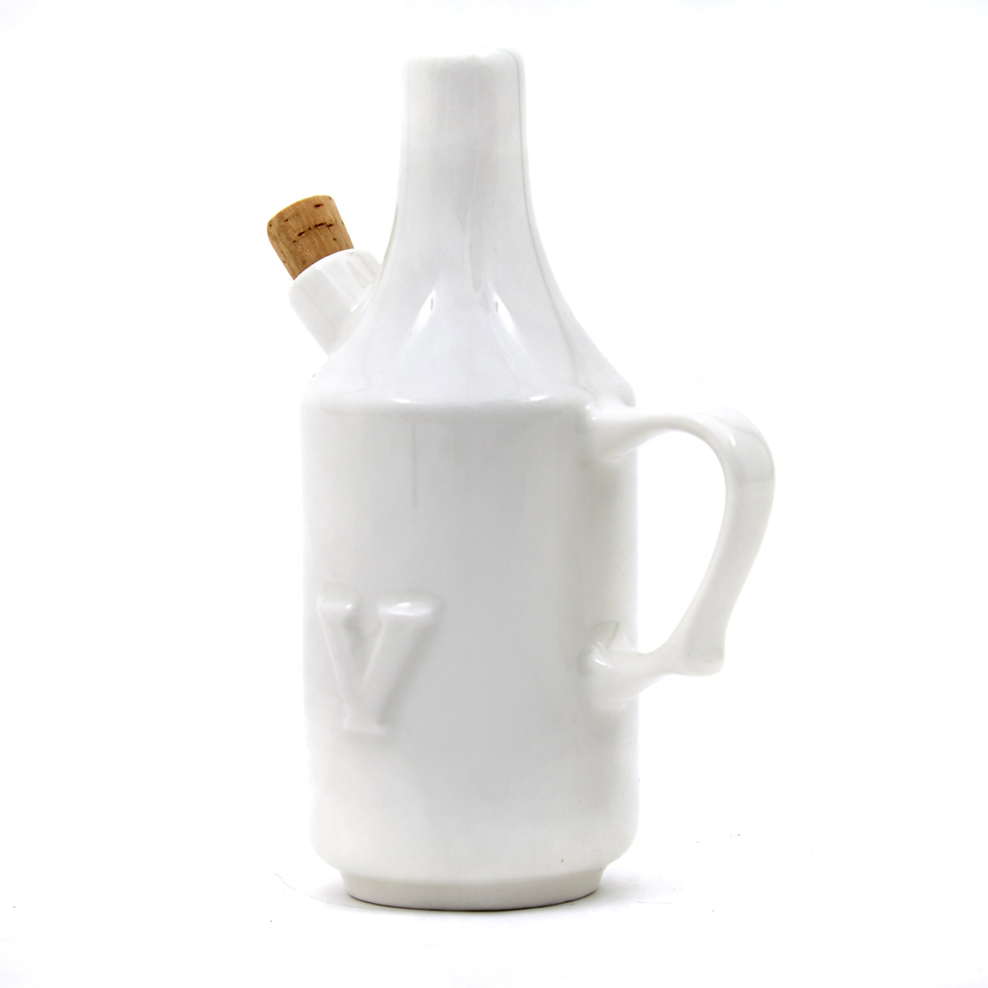 Ability Superstore Ceramic White Dignity Vinegar Pourer