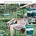 Amdieu ORAF Garden Kneeler Seat Portable Garden Bench with 2 Free Tool Pouches EVA Foam Pad Outdoor Foldable Sturdy Gardening Tools for Gardeners(Big)