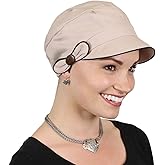 Hats Scarves & More Chemo Cap Women Newsboy Hat Summer 50+ Sun Protection Barcelona