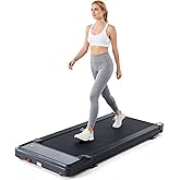 Sweetcrispy Compact Treadmill for Small Spaces, Quiet Under-Desk Walking Pad, Slim & Portable Design for Home Office Workouts