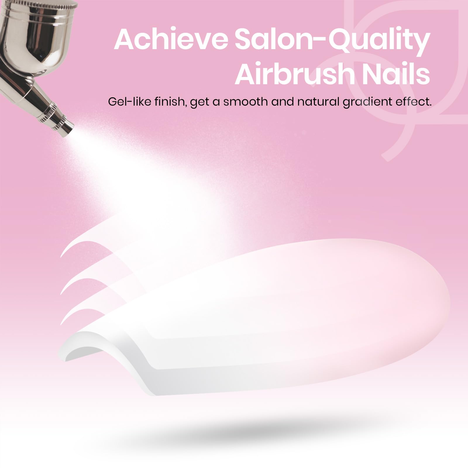 Beetles French Tip Press On Nails, 16 Sizes 224 Pcs Ombre Pink Extra Short Almond Press On Nails 4 In 1 Gel Nail Tips Pre-Applied Primer Base Soak Off Uv Nail Extension Valentines Gift for Women - Image 3