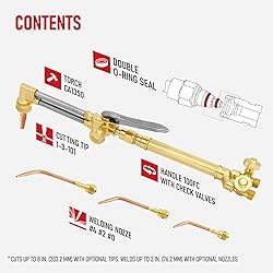 RX WELD Medium Duty Oxy Acetylene Torch Kit with