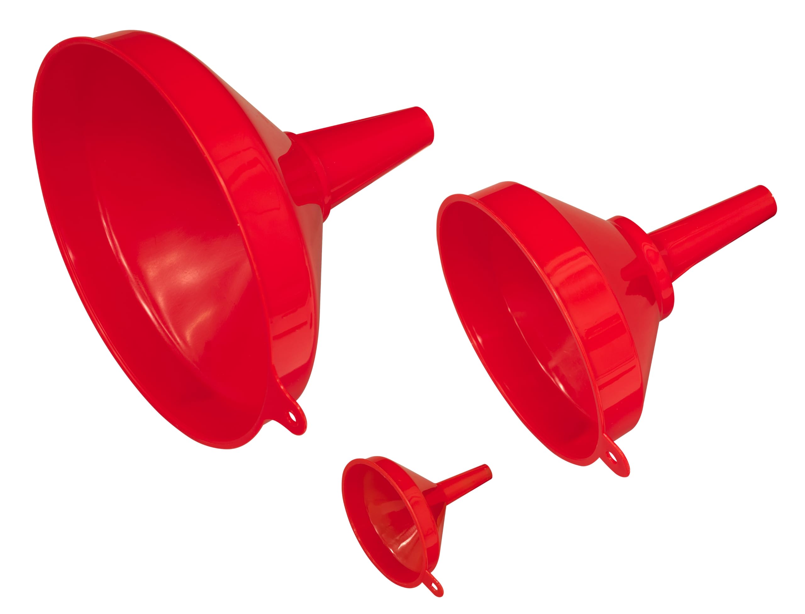 Sealey F98 Funnel Set 3 Piece Fixed Spout