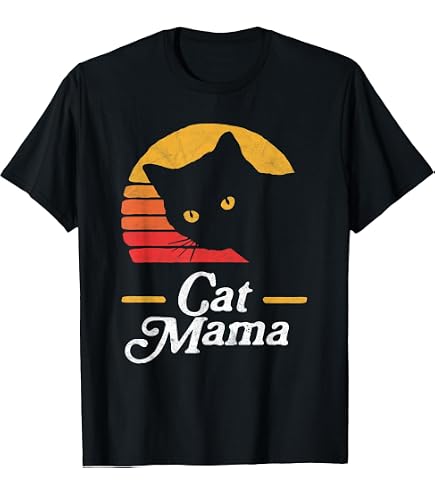 Amazon.com: Cat Daddy Vintage Eighties Style Cat Retro Distressed