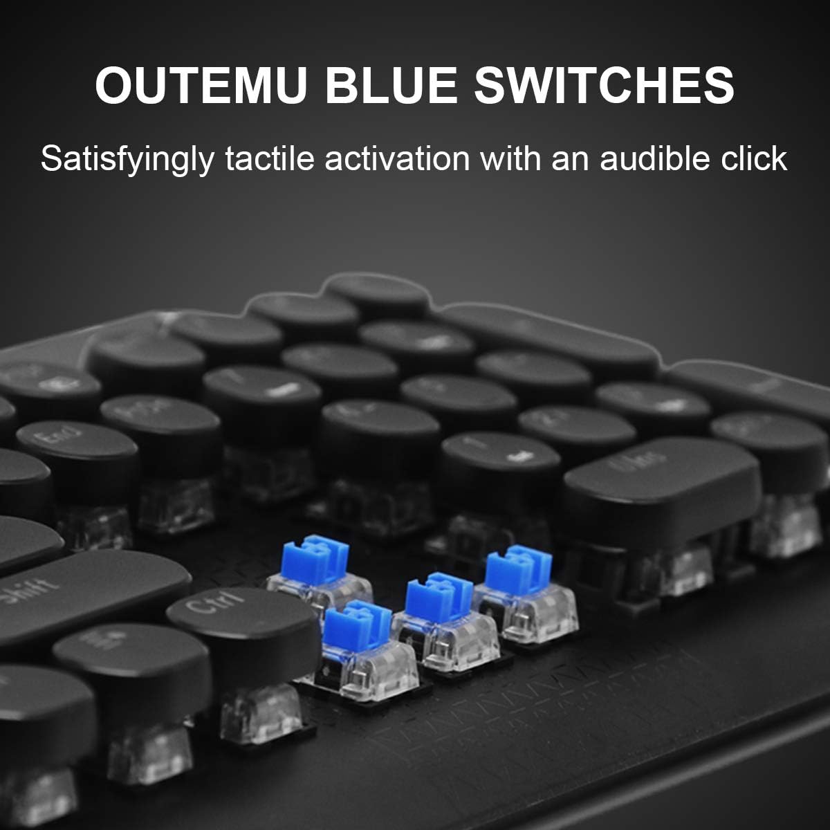 Mechanical Keyboard, E-YOOSO K600 LED Rainbow Backlit Mechanical Gaming Keyboard 104 Key Gamers Keyboard PC Computer USB Wired Gaming Keyboard Blue Switches (Retro): Computers & Accessories