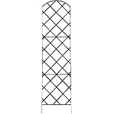 Giant Trellis, 108&rdquo; high (9&rsquo; Tall) by 28&rdquo; Wide Trellis with Arched top - by Meranti Home + Garden