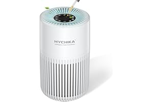 HYCHIKA Air Purifier for Bedroom Home - True H13 HEPA Air Purifier for Smoke, Dust, Pollen,Pet Dander(20dB) Quiet Air Purifie