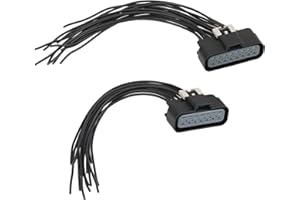 LT Easiyl 1 Set ATV ECM Connector Harness 14&16 Pin Female 4011090 4011226 Compatible with Polaris Sportsman Ranger Series