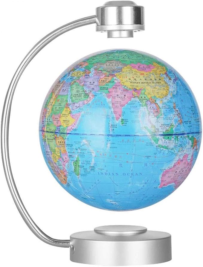 DBSCD Educational World Globe,8 Inch Levitation Globe Rotating