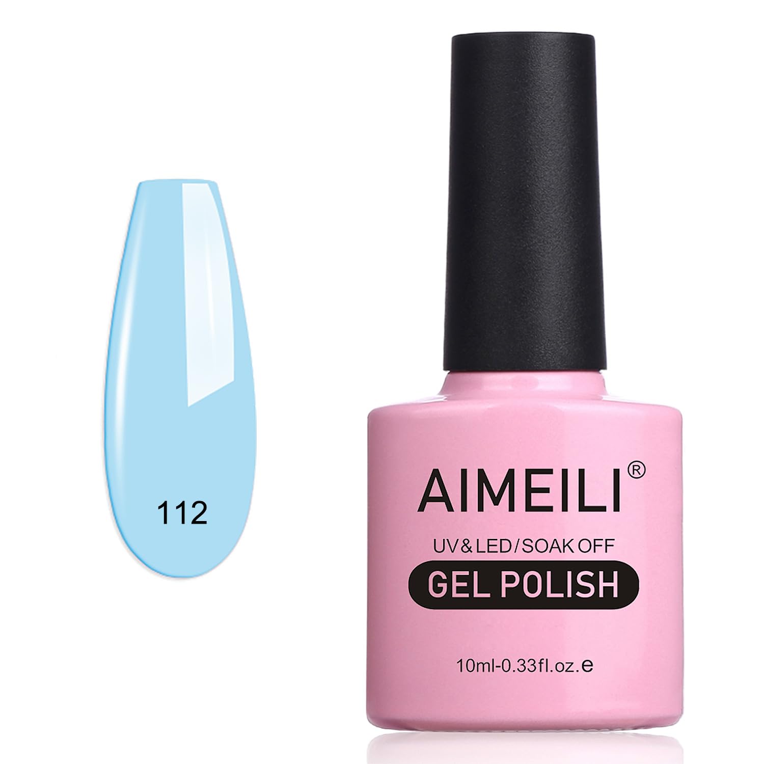 AIMEILI Soak Off UV LED Gel Nail Polish - Ixia Viridiflora (112) 10ml