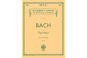 Partitas - Book 1: Schirmer Library of Classics Volume 20 Piano Solo
