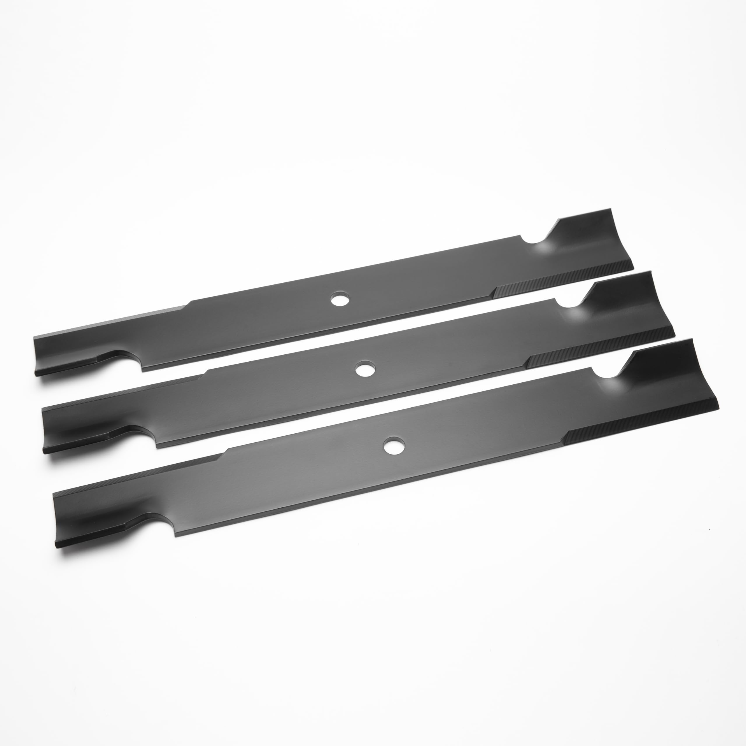 Photo 1 of (3 Pack) 60 Inch Mower Blades Fit for Bad Boy Exmark Gravely Hustler Toro Dixie Chopper 038-2007-00 High Lift Mulching Blades, Replaces Exmark 633483, 038-2007-00, 038-6050-00, Toro 105771803