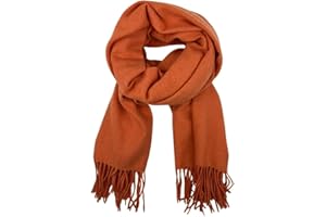 Humble Hilo Soft Wool Scarf or Shawl, Large Winter Wrap Pashmina 74 x 27