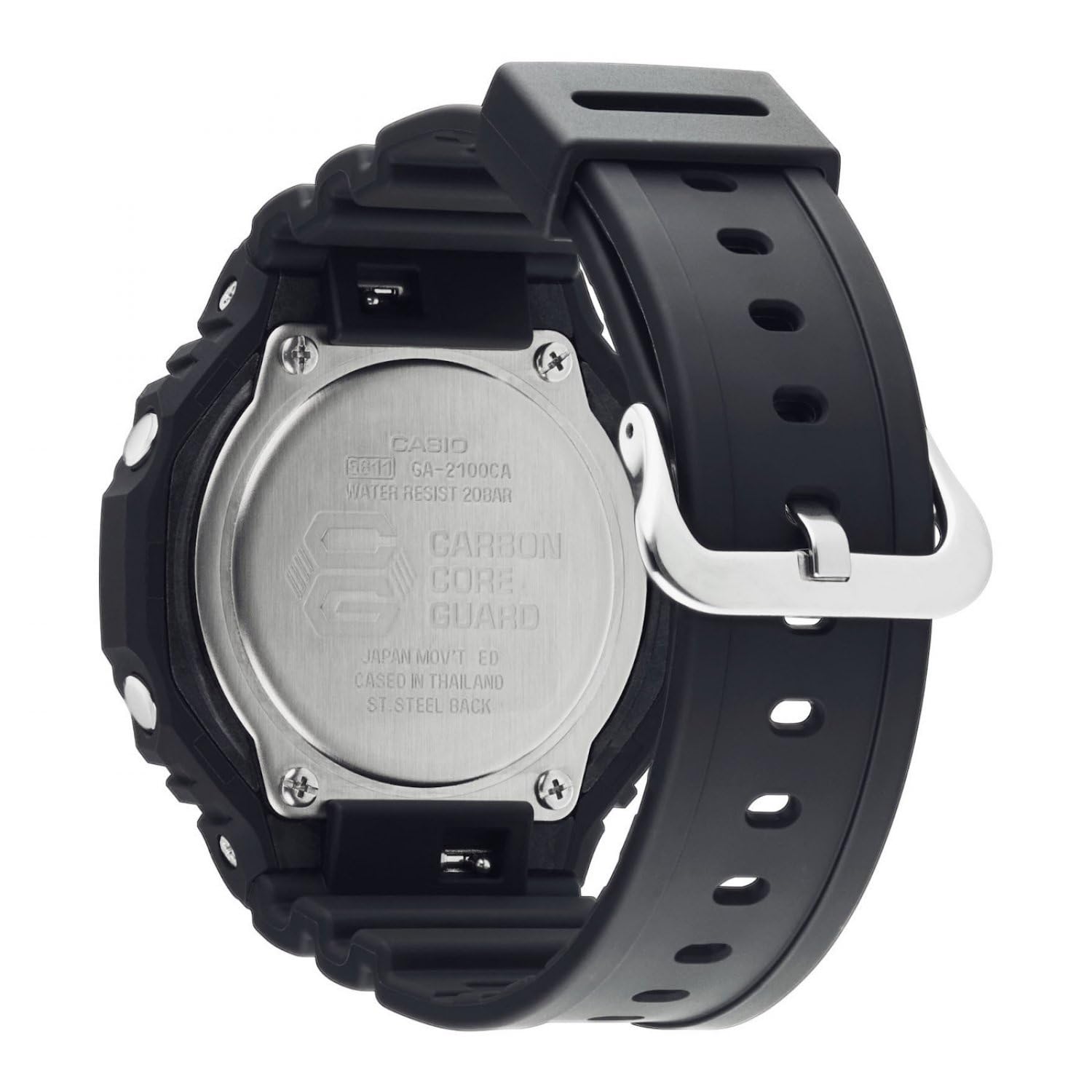 Casio G-Shock Herrenuhr aus Kunstharz und Karbon – CA.GA-2100-1A2ER 4
