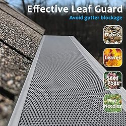 Air Jade Gutter Guard 5'', Super-Fine Coated
