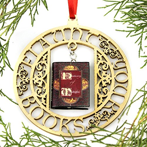 HISTORY OF MAGIC School of Magic Mini Book FRAMED Home Décor Ornament by Book Beads - Thumbnail 6