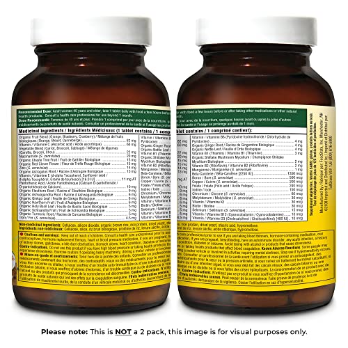 MegaFood Women's One Daily| Whole Food-Based Multivitamin with Iron Supplements| Vitamin E, Vitamin B12, Biotin, Zinc| Supports Optimal Health and Wellbeing| Loaded with Antioxidants| Ideal for Women Over 40| Helps in Energy Metabolism & Thyroid Gland Function| Convenient Once-a-Day Tablet| 72 Tablets
