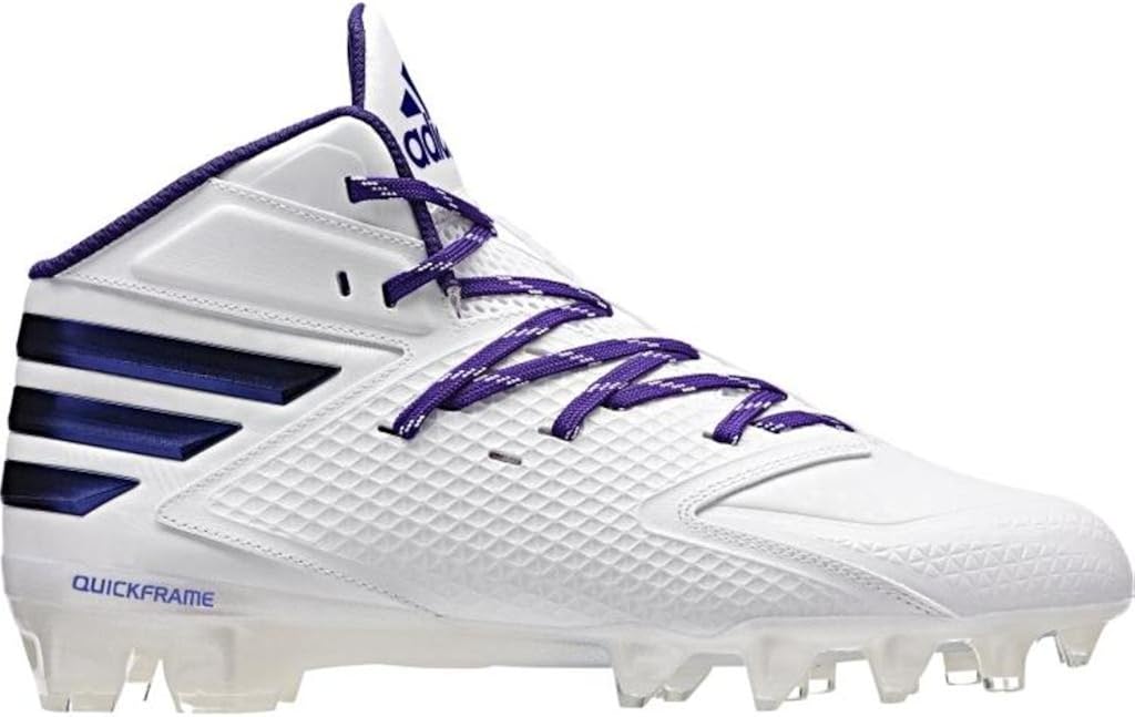 adidas Men's Freak X Carbon Mid Football Cleats Purple (11