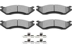 SCITOO Ceramic Brake Pads, 4pcs Front Brake Pads Brakes Kits fit for 2003-2006 for Dodge for Durango,2002-2005 for Dodge for Ram 1500