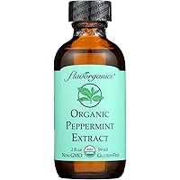 Flavorganics Organic Peppermint Extract - 2 oz - 95%+ Organic - Gluten Free - Wheat Free - Kosher