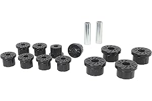 Whiteline W73475 Front Leaf Spring and Shackle Bushing Kit Compatible with Suzuki 86-93 Samurai, Suzuki 86-88 Samurai, Suzuki