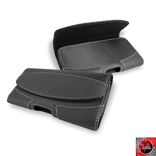 for Motorola one 5G ace Case; TMAN Durable Holster Leather Belt