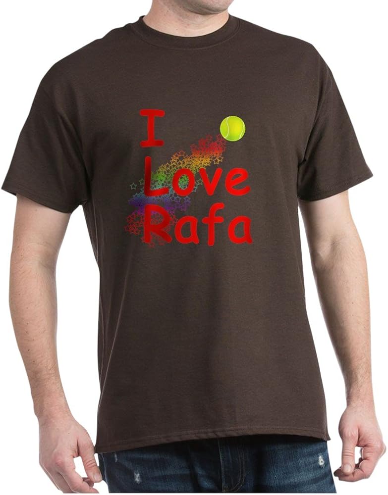 I Love Rafa Dark T Shirt T Shirt Brown 8879 Jznovelty